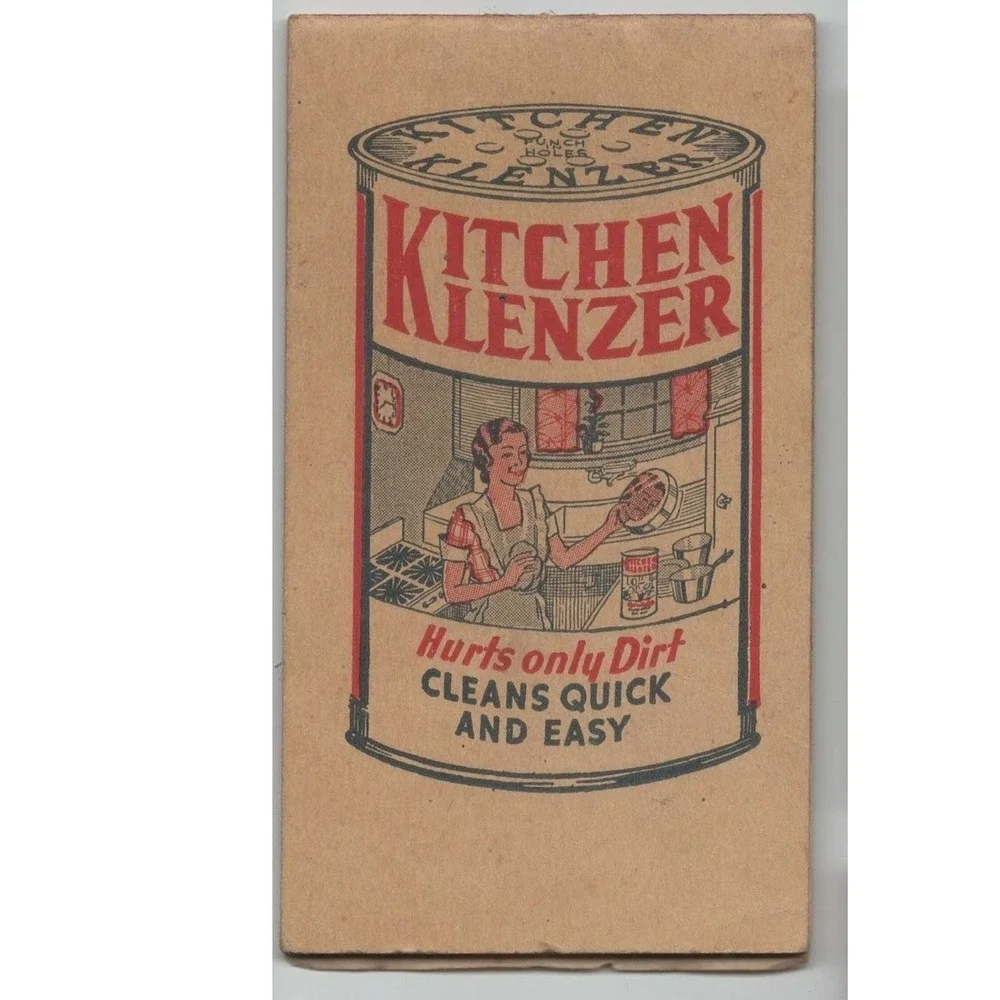 Vtg Kitchen Klenzer Advertising Booklet Chicago IL Soap Flakes Big Jack Litho - Picture 1 of 2